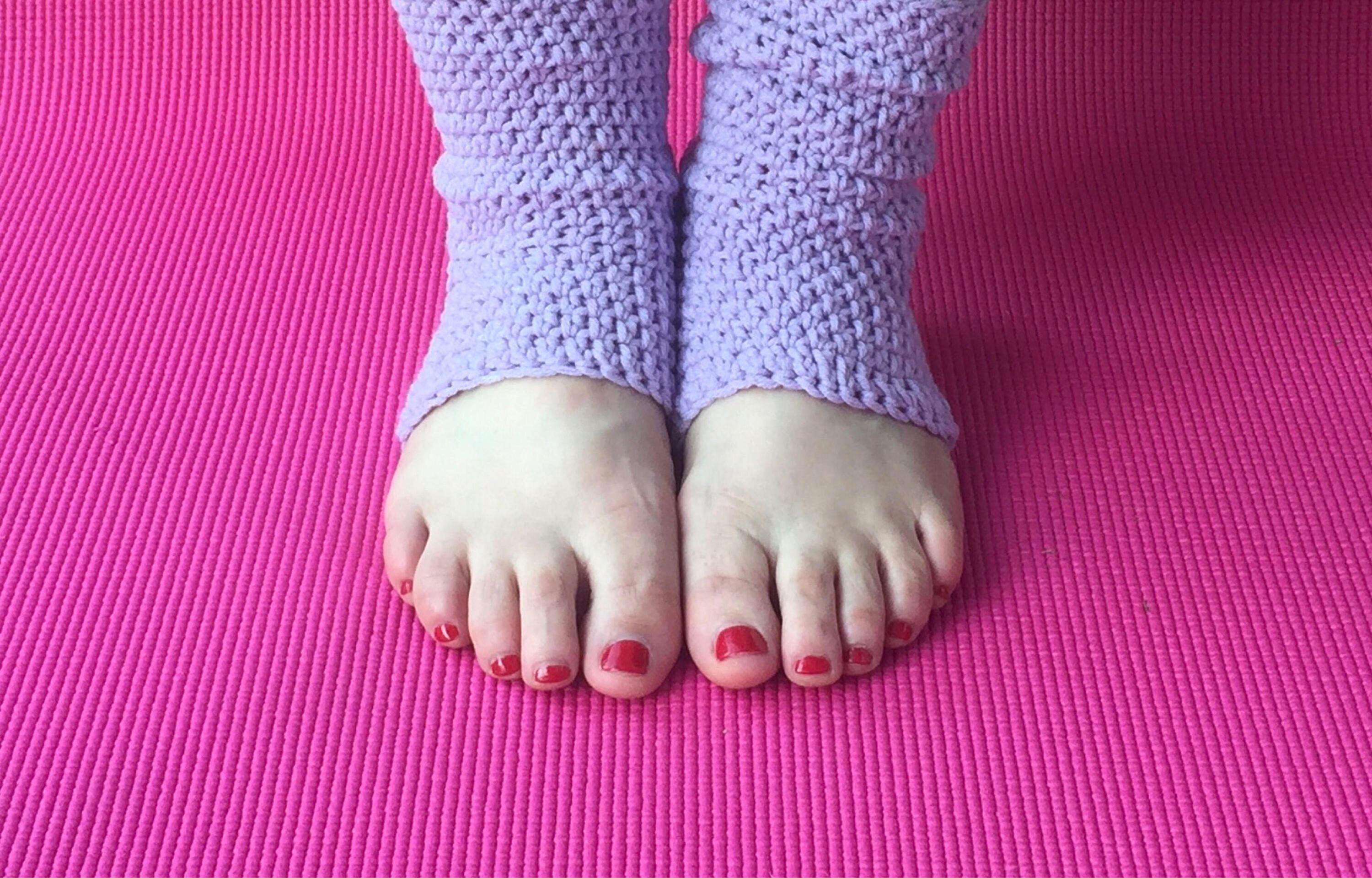 Yoga Sock Yoga Accessories Yoga Class Crochet Tumbling Etsy