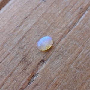 Natural Blue Opal Cabochon 7x5mm Ring Size, Australian Opal Cabochon Oval Shape Gemstone for Jewelry Making