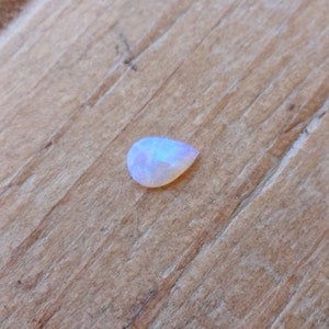 Blue Australian Solid Opal cabochon 7x5mm, Natural Australian Opal Gemstone, Blue Opal, Cabochon Opal Loose Gemstone