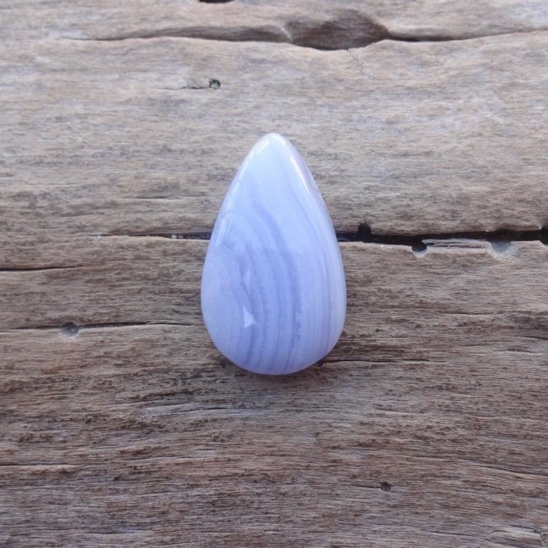 gemstone natural stone cabochon jewelry supplies Blue Lace Agate cabochon 37x22mm