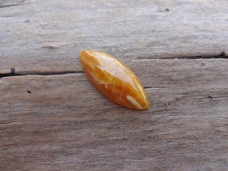 Simbircite cabochon 42x17mm yellow designer big size cabochon natural stone cabochon pendant size cab