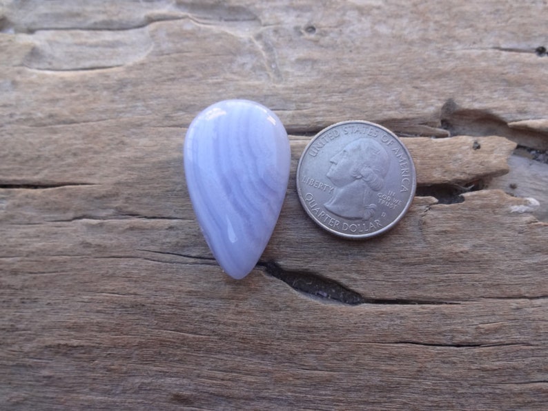 gemstone natural stone cabochon jewelry supplies Blue Lace Agate cabochon 37x22mm