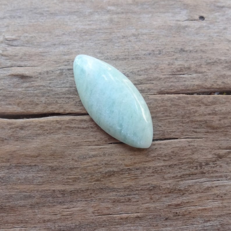 Amazonite marquise cabochon 35x16mm