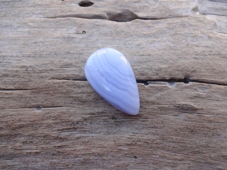 gemstone natural stone cabochon jewelry supplies Blue Lace Agate cabochon 37x22mm