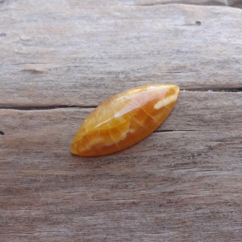 Simbircite cabochon 42x17mm yellow designer big size cabochon natural stone cabochon pendant size cab