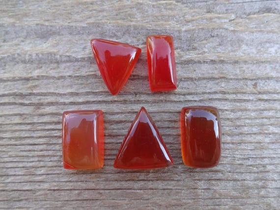 Carnelian cabochon, red gemstone cabochon, ring size cabochon, small size cabochon, natural stone cabochon, Red Onyx cabochon