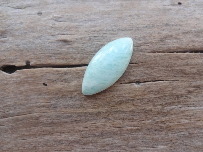 Amazonite marquise cabochon 35x16mm