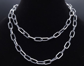 Sterling Silver Chain // Silver Necklace // Navajo Jewelry // Chain Necklace