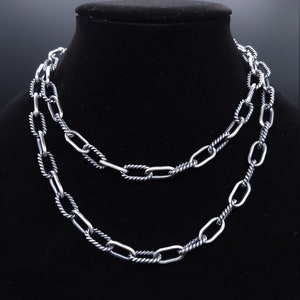 Sterling Silver Chain // Silver Necklace // Navajo Jewelry // Chain Necklace