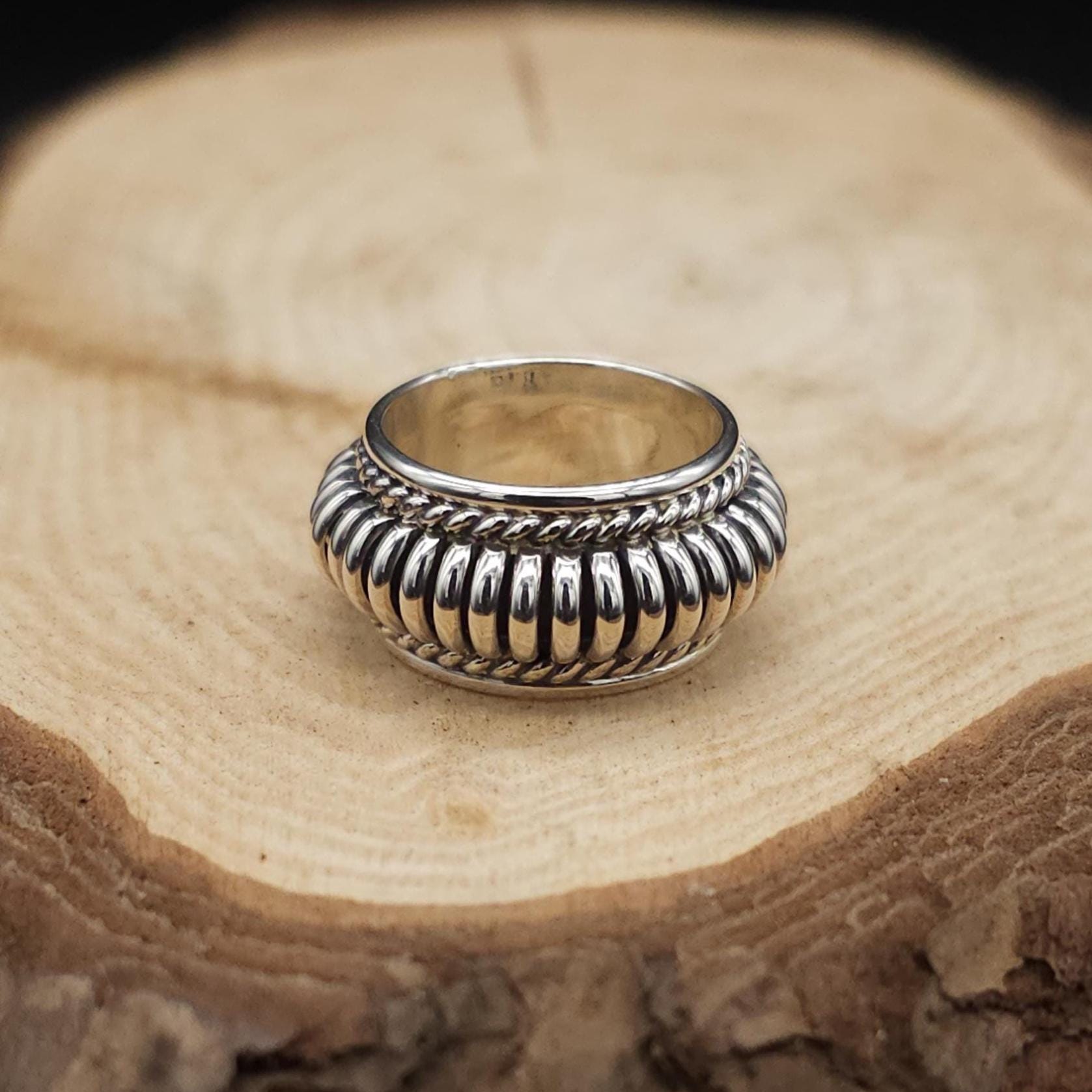 GQ2583◇Navajo : R.TOM STERLING SILVER Lot - R. Tom Intricately Designed Vintage Navajo Sterling