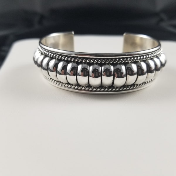 navajo silver bracelet // navajo jewelry // navajo // silver bracelet // navajo silver // Thomas charley