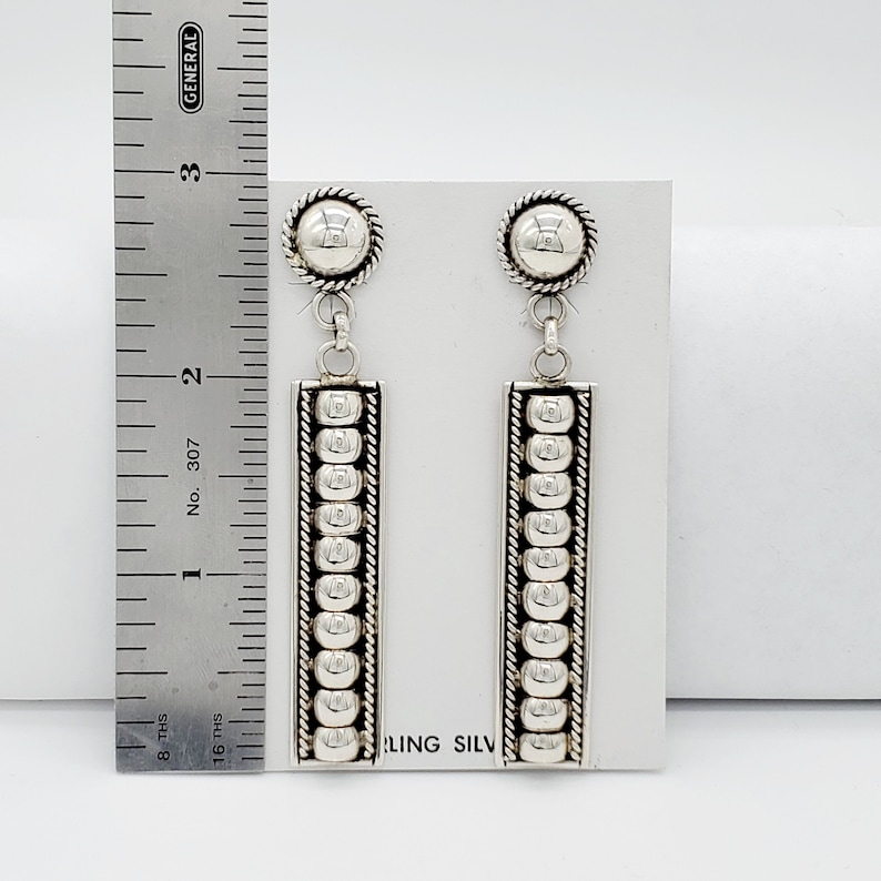 Button Dangle Earrings