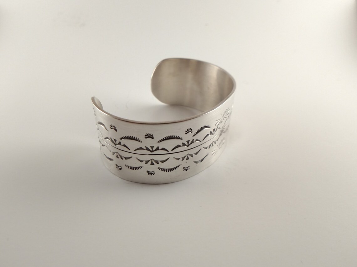 Navajo Silver Bracelet // Navajo Jewelry // Navajo // Silver | Etsy