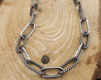 Sterling Silver Chain // Silver Necklace // Navajo Jewelry // Chain Necklace