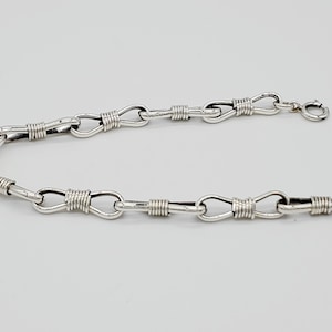 Sterling Silver Chain choker // Navajo Jewelry // Silver necklace