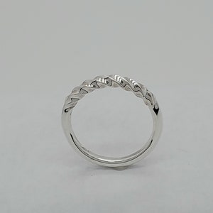 Sterling Silver Twist Ring // Sterling Silver Band // Navajo Jewelry // Silver Ring