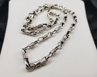 sterling silver chain // necklace // silver necklace // navajo jewerly