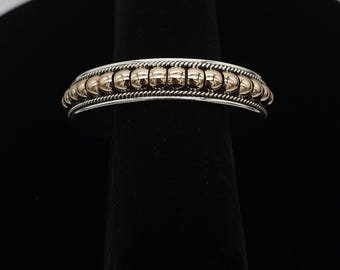 navajo silver bracelet // navajo gold bracelet // navajo // silver and gold bracelet // navajo silver // Thomas charley
