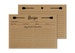 Rustic Craft Brown Recipe Cards 4x6 Double Sided 50/set - Great for Bridal Showers - Made in the USA 