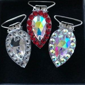 clip per cartellino numerico clip per gara di danza ballerina irlandese. Scegli il tuo colore bordo. strass hq bling e scintillio