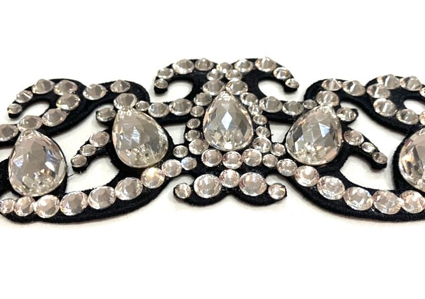 Irish Dancing Tiara Hair Piece With Clear Crystals Etsy UK