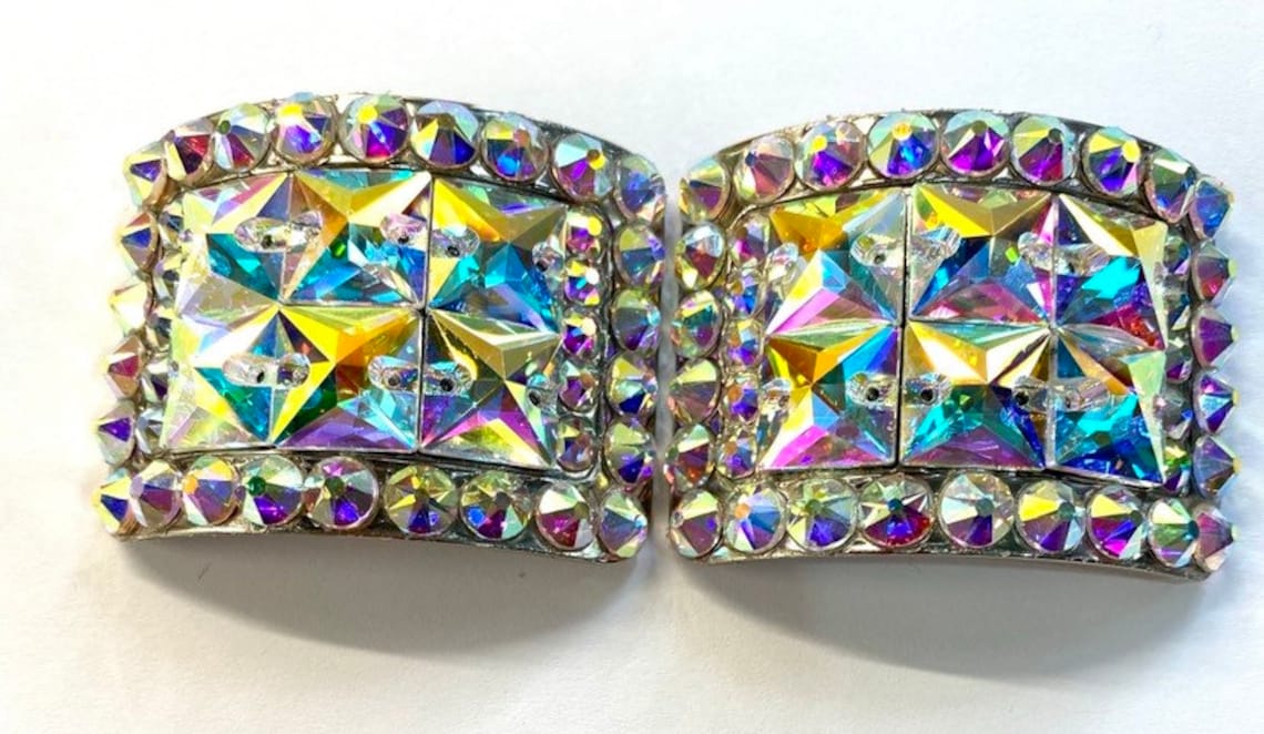 Irish Dancing Dance Shoe Buckles Square Design Etsy