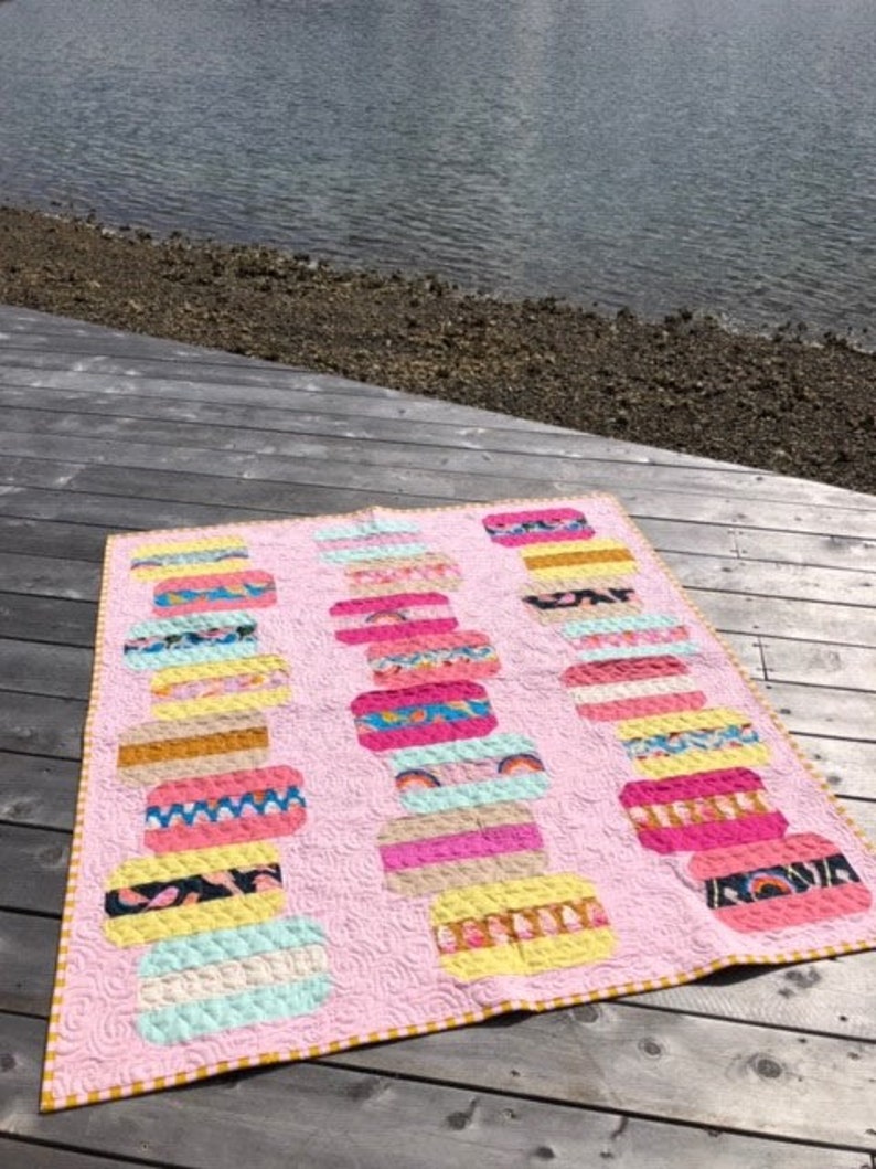 Macarons Quilt Pattern PDF / Ice Cream Sandwiches Quilt Etsy