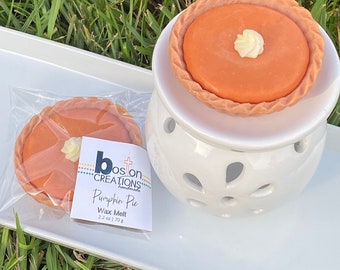 Mini Pie Wax Melt | Home Fragrance | Sweet Potato | Bakery | Food Inspired | Pumpkin | Vanilla | Fall Home Decor | Autumn | Thanksgiving