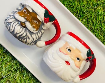 Mini Santa Claus Mug Candle | Christmas | Winter | Holiday | Festive | Hot Cocoa  | Home Fragrance