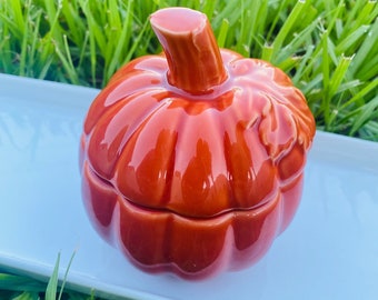 Small Pumpkin Jar Candle | Fall Decor | Autumn | Sweet Potato | Halloween | Thanksgiving | Turkey Day | Cool Candle