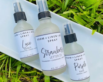 Room + Linen + Body Spray | Body Mist | Home Fragrance | Fine Fragrance Mist | Air Freshener