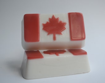 CANADA EH! Soap | Red | Shea Butter | Party Favors | Soap Favors | Bergamont | Vanilla | Sandalwood