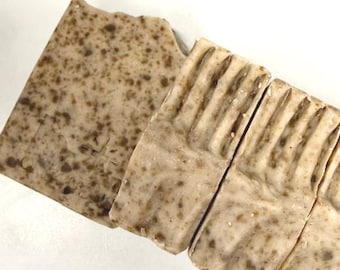 African Black Artisan Soap Bar | All Natural | Cold Processed | Ylang Ylang | Earthy | Self Care | Face Soap