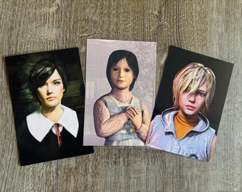SILENT HILL // Alessa Cheryl Heather Triptych // Collectible postcards — 4" x 6" Set of 3