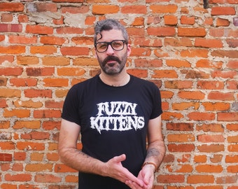 FUZZY KITTENS // Death Metal band tee // cat shirt