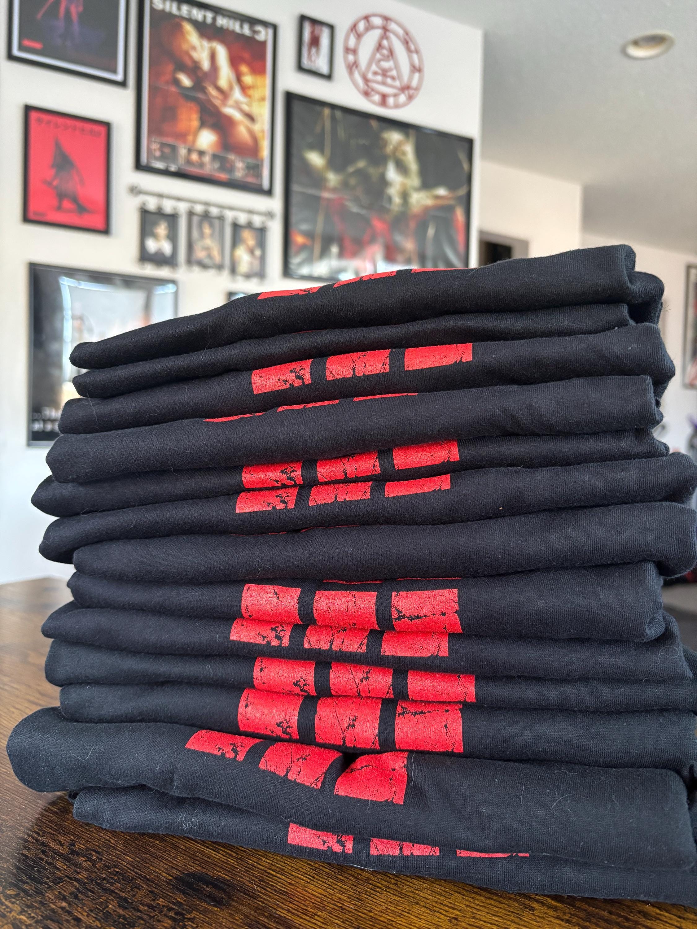 SILENT HILL 2 Red Squares Save Point T-shirt // Konami - Horror