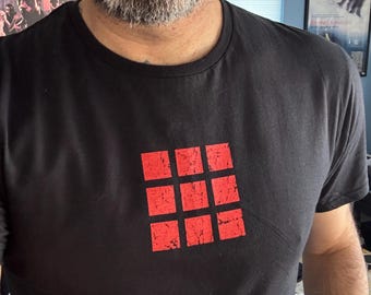SILENT HILL 2 Red Squares T-Shirt // SALE // Save Point // Konami - Horror tee // Pyramid Head