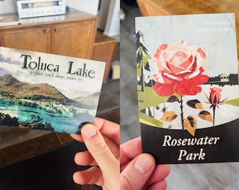 SILENT HILL 2 // Toluca Lake Stillness ending & Rosewater Park Collectible postcards // 4" x 6"