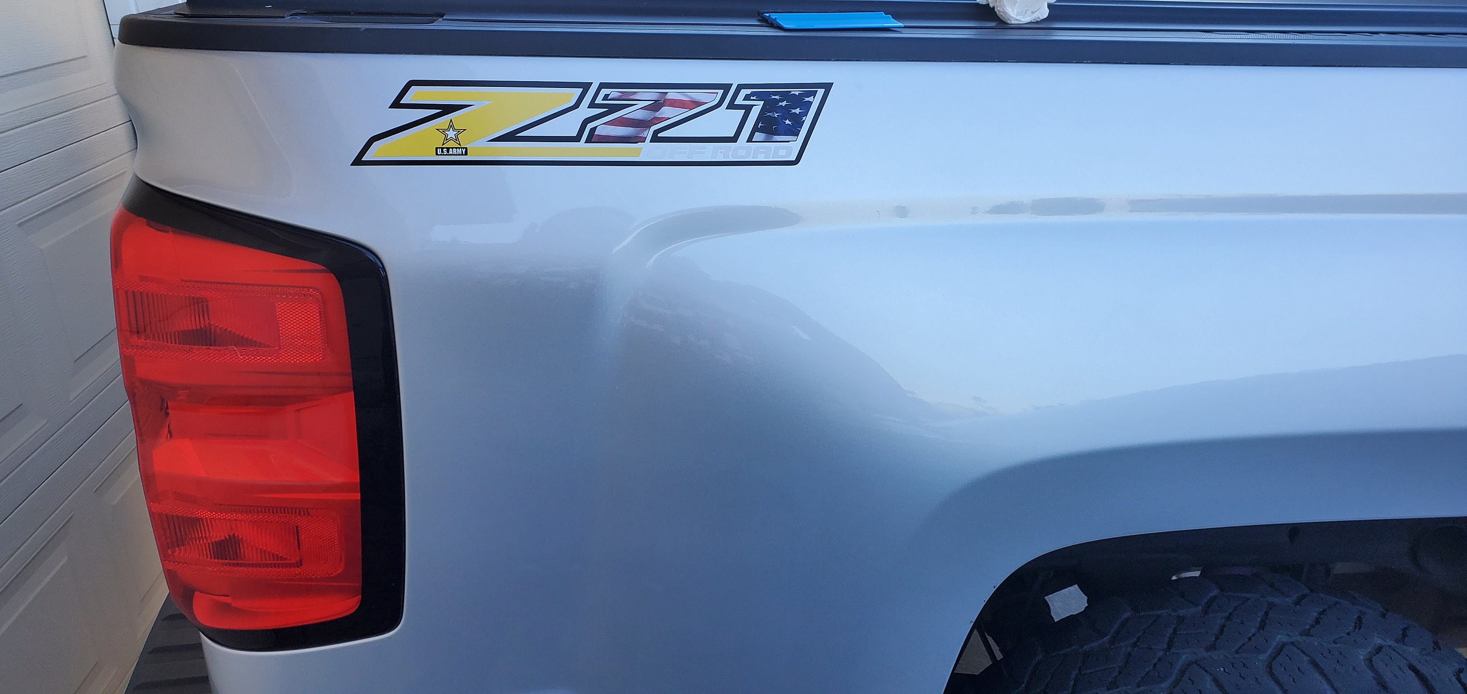 Military Edition Z71 Side Bed Decals (Set Of 2) Chevy Silverado Z71