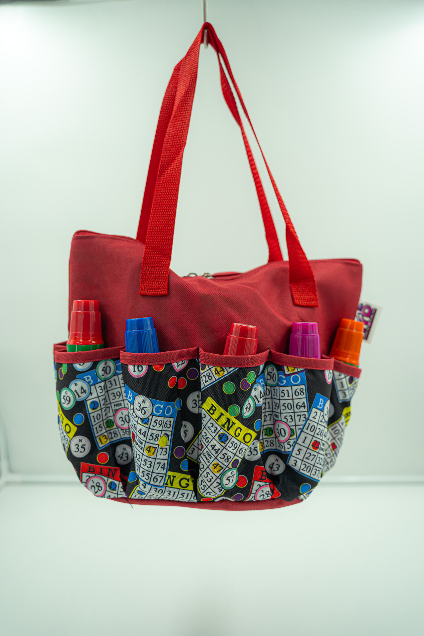 10 pocket Bingo Dauber Bag – Red