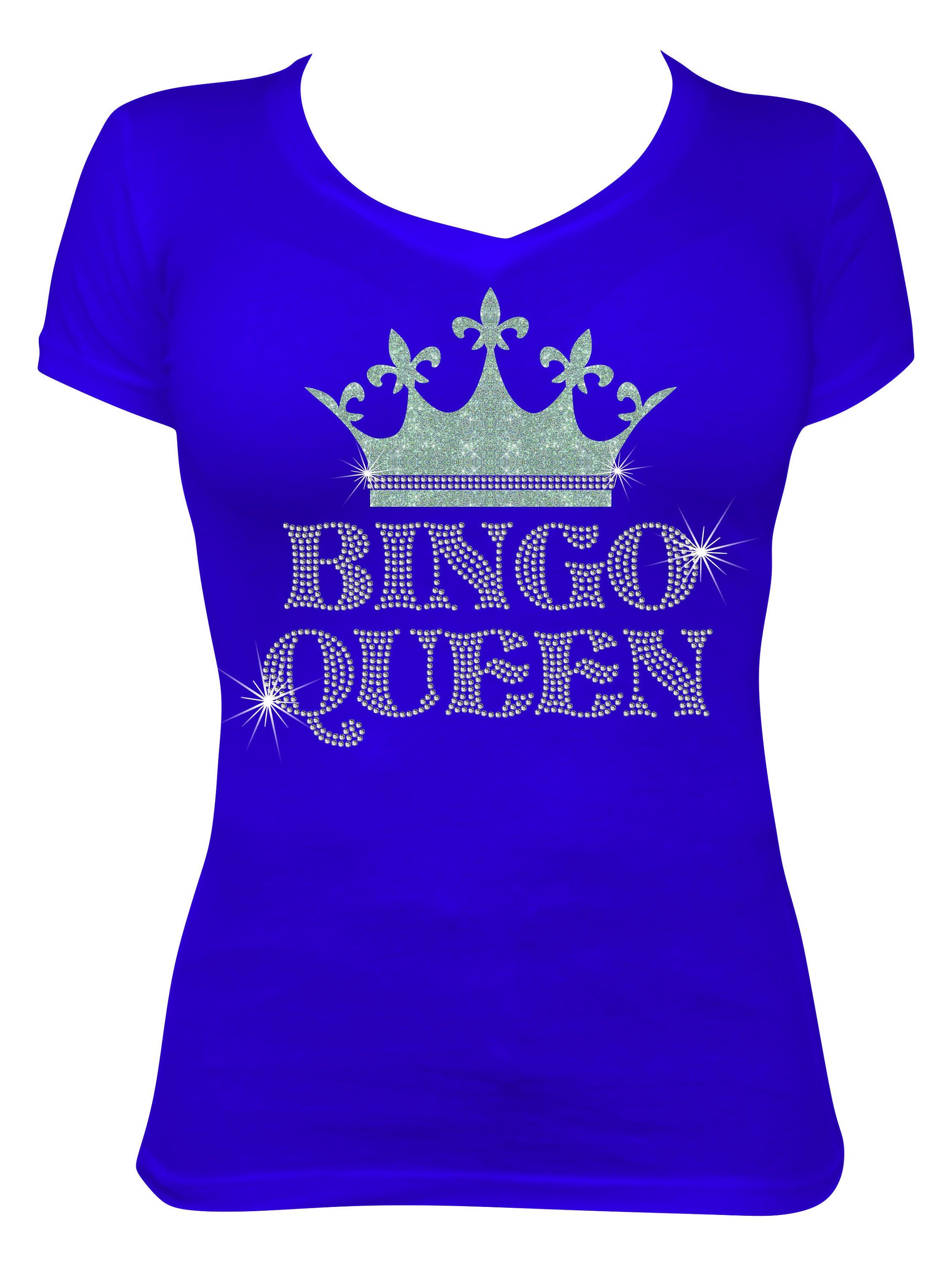 BINGO QUEEN-rhinestones