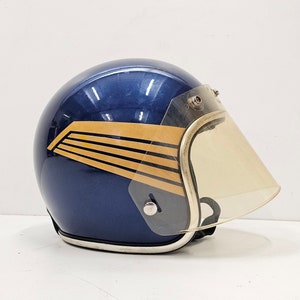 arthur fulmer af40 motorcycle helmet XL 7 5/8 7 3/4 Silver Falcon Wings Black VTG  Pocatello Market Arthur Fulmer, AF40 ,1970