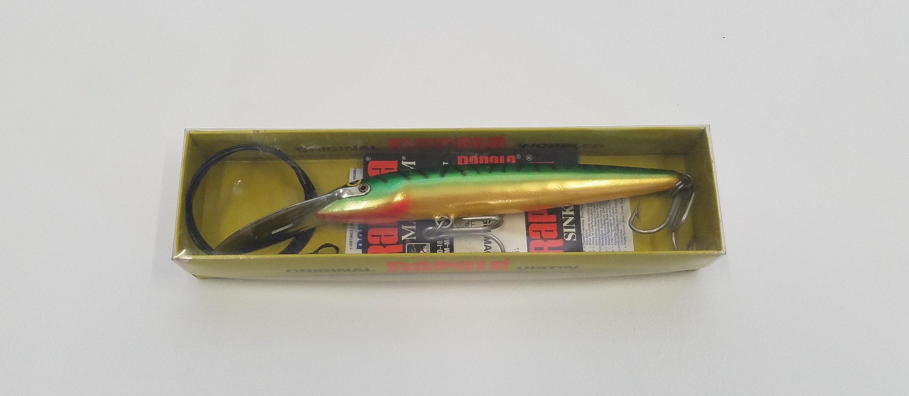 Vintage Rapala Magnum Wobbler 7 Inch Lure Finnish Minnow Vintage Rapala Magnum Wobbler 7 Inch Lure Finnish Minnow