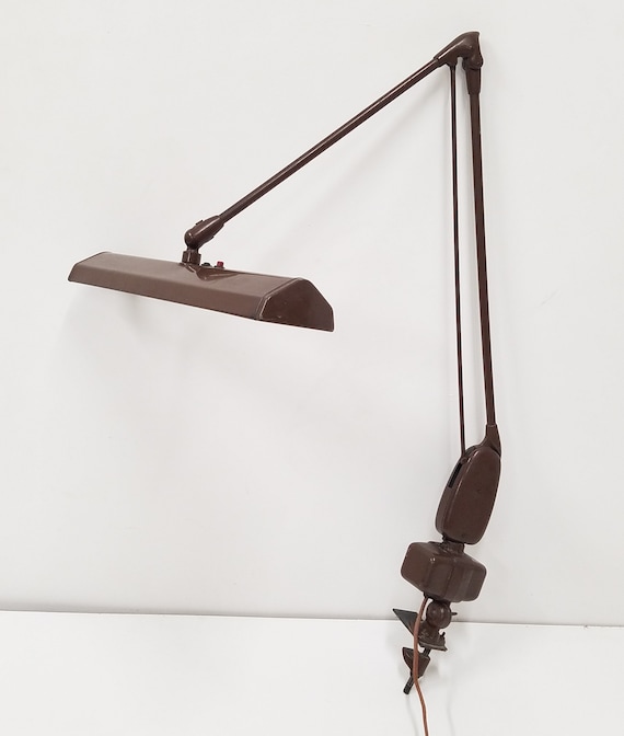 Vintage Mid-century Dazor Floating Desk Lamp: Architectural