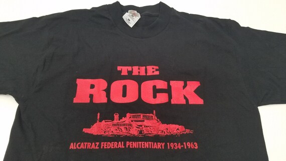 Vintage Alcatraz The Rock T-Shirt Single Stitch - image 7