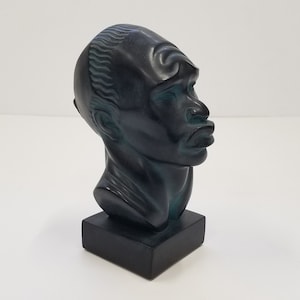Vintage Mid-Century Fred Press Sculpture of Female Head Bust