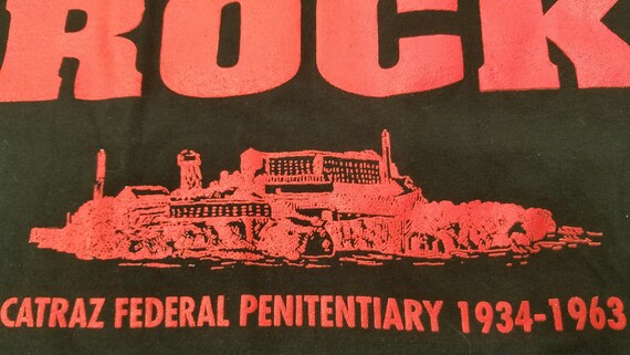 Vintage Alcatraz The Rock T-Shirt Single Stitch - image 8