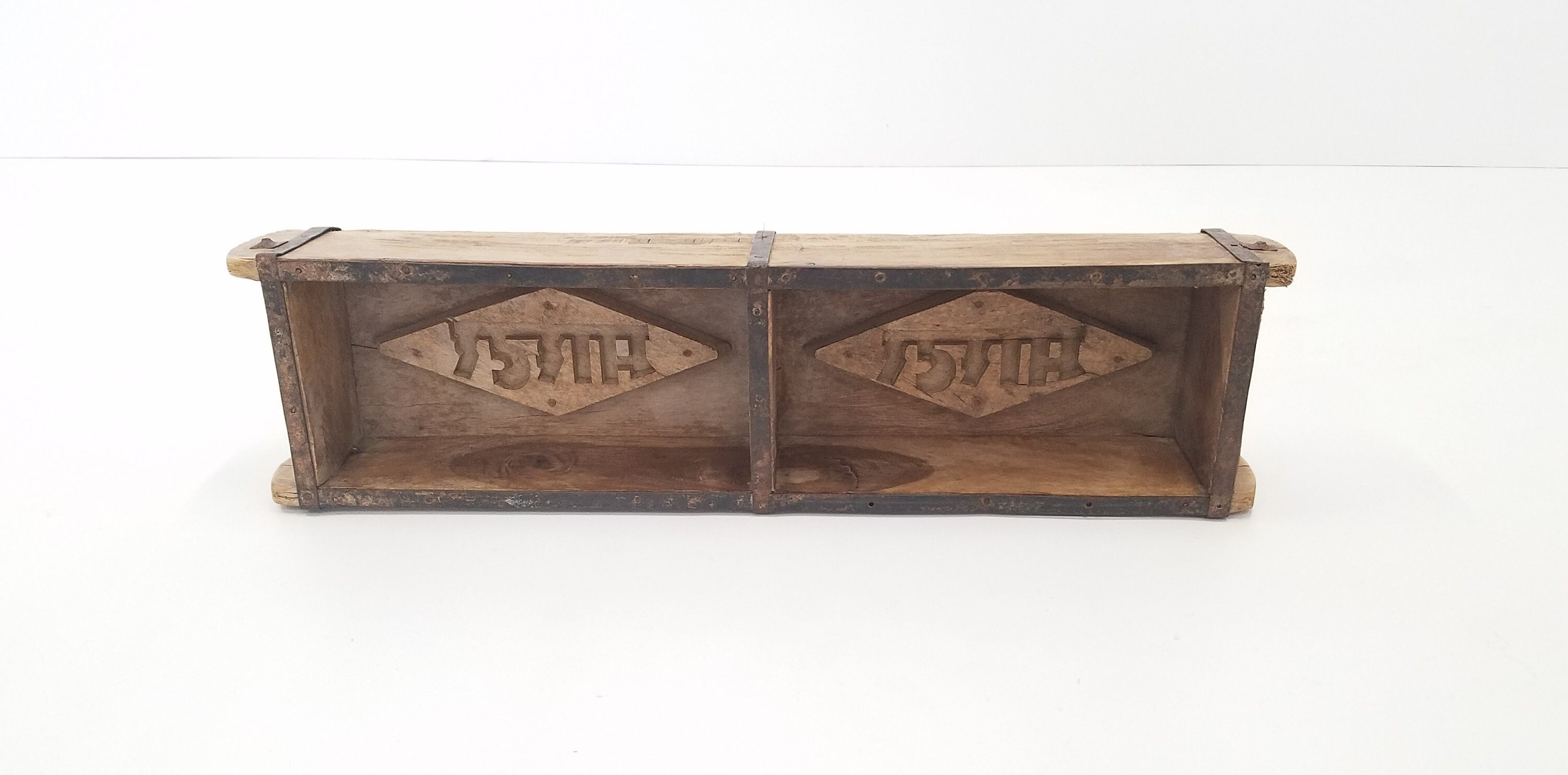 Found Wood Double Brick Mold Box - Ashley Taylor Home