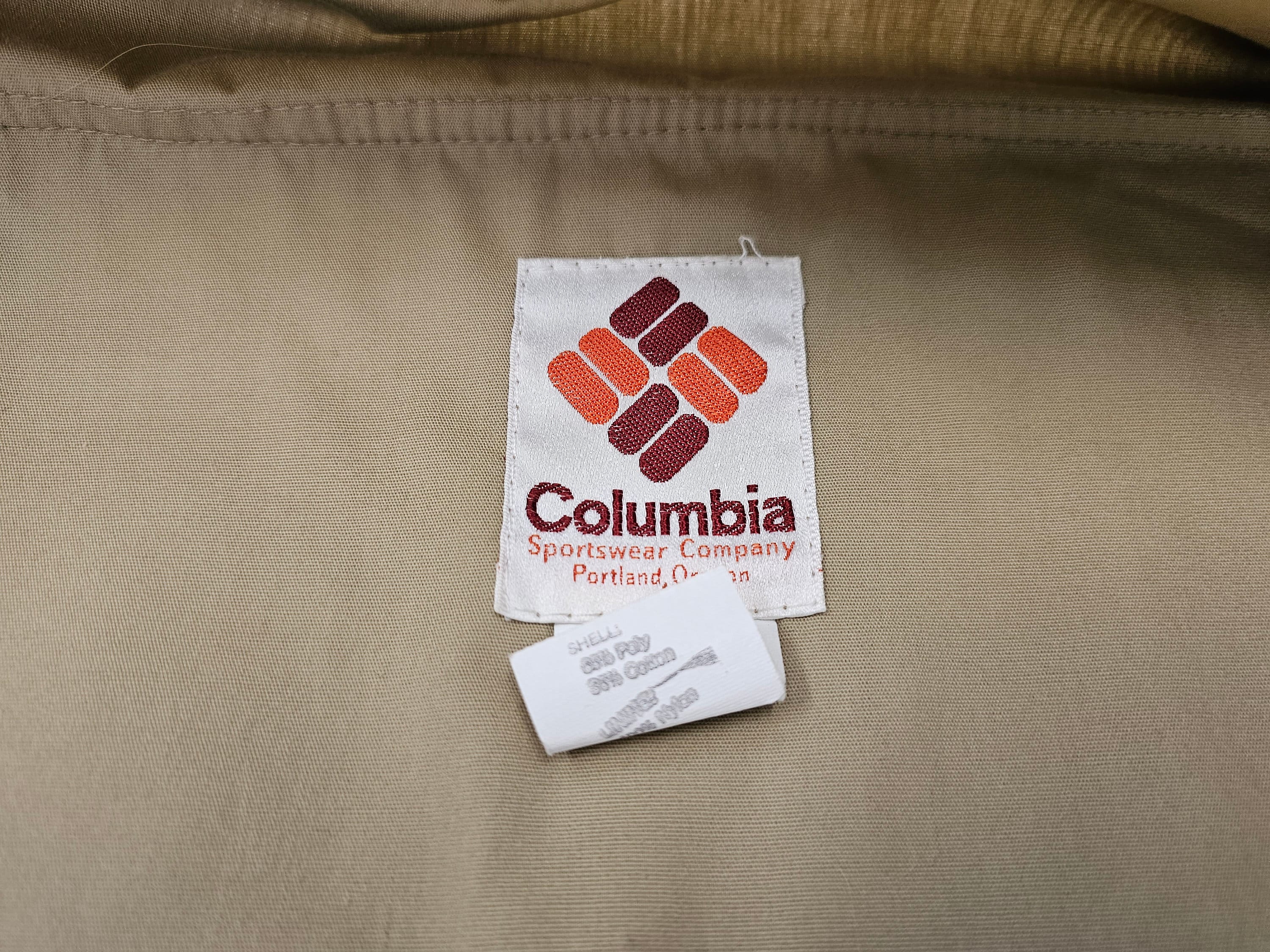 Vintage Columbia Sportswear Hunting Vest Fly Fishing Vest 