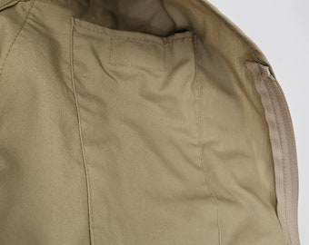 Gilet de pêche Columbia vintage des années 1970 en toile beige avec